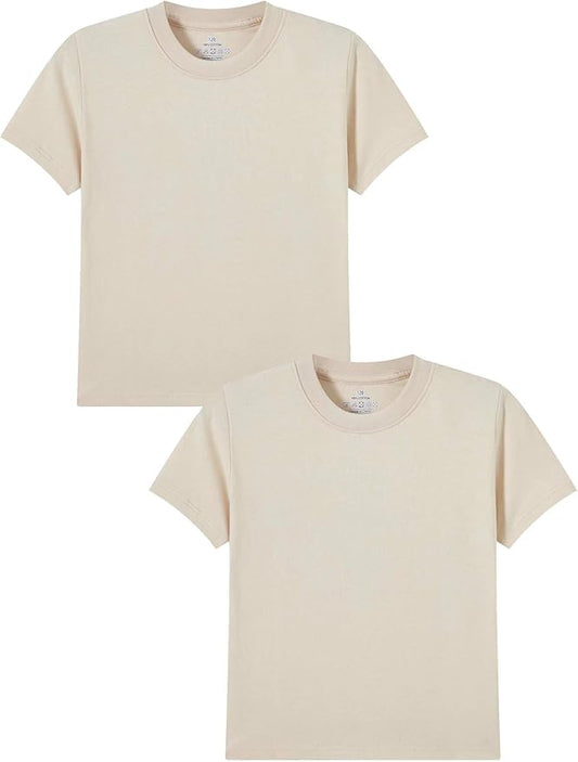 Family Feeling Boys Short Sleeve Crewneck Kids T-Shirts Top Girls Tee