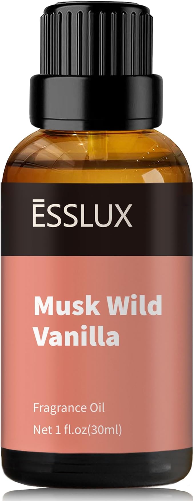 Musk Wild Vanilla Fragrance Oil, ESSLUX Large Single Essential Oil 30ml, Aromatherapy Candle Making Scents, Middle Eastern Scented Oils for Home for Diffuser, Massage, Soap, Perfume, Humidifier