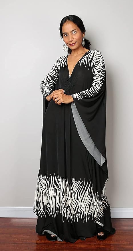 Venasha Womens Caftan Floral Print Kaftan Dress Short Sleeve Swimsuit Cover up Loungewear for Summer