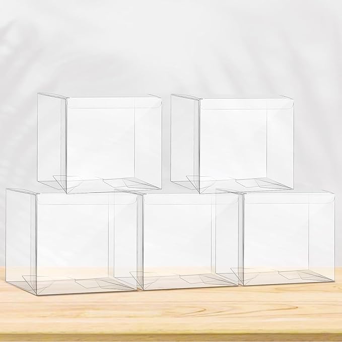 10 Pack Clear PKMN ETB Protector Case, PKMN Elite Trainer Box Protector, PET Plastic Display Box Protector for Collectors Gifts Elite Trainer Boxes - 0.5mm Thick (Pack of 10)