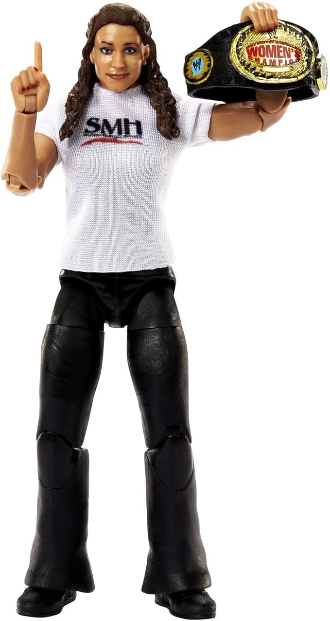 Mattel WWE Elite Collection Action Figure & Accessories, Series #94 Stephanie McMahon 6-inch Collectible with 25 Articulation Points & Swappable Hands