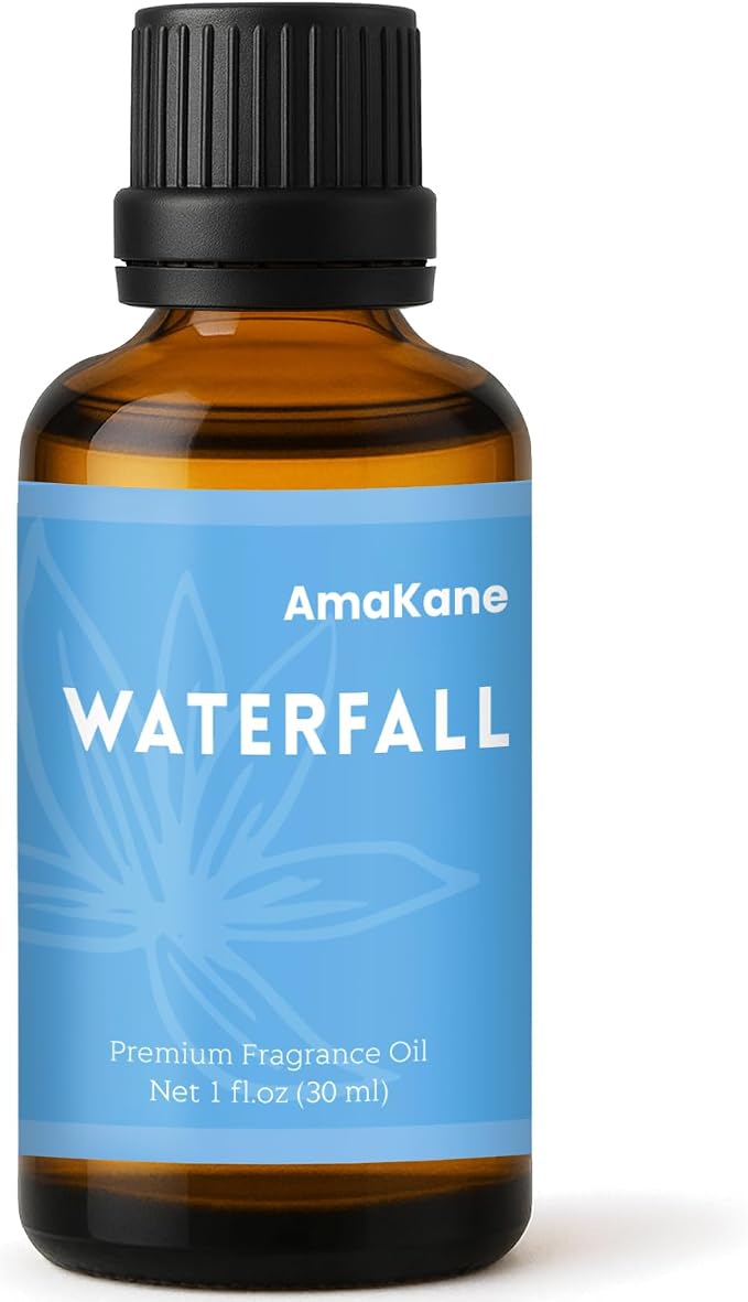 AmaKane Waterfall Fragrance Oil for Aromatherapy, Summer Essential Oil for Diffusers for Home, DIY Candle Making Scents, Fragrance Oil for Soap Making, 30ml