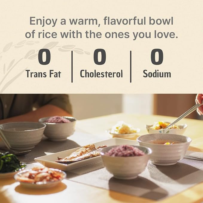 O'food Instant Rice | Cooked Sticky Rice Bowls (Bap) – [BROWN Rice | 12 Pack] Healthy Microwavable Korean Sticky Rice Cup | Gluten-Free | Long Shelf Life | Ready in 90 Secs | Quick Meal