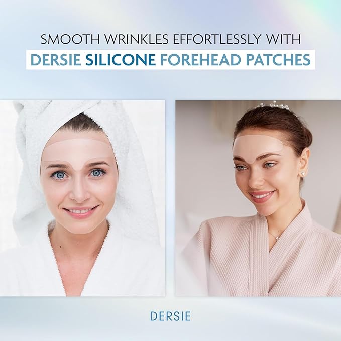 Dersie Silicone Forehead Wrinkle Patches (3 Count (Pack of 1))