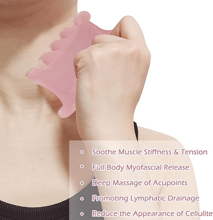 Lymphatic Massager for Cellulite Remover Body Sculpting - Handheld Cellulite Massage Tool for Body Bloat Blood Circulation Lymphatic Drainage Fascia Massage