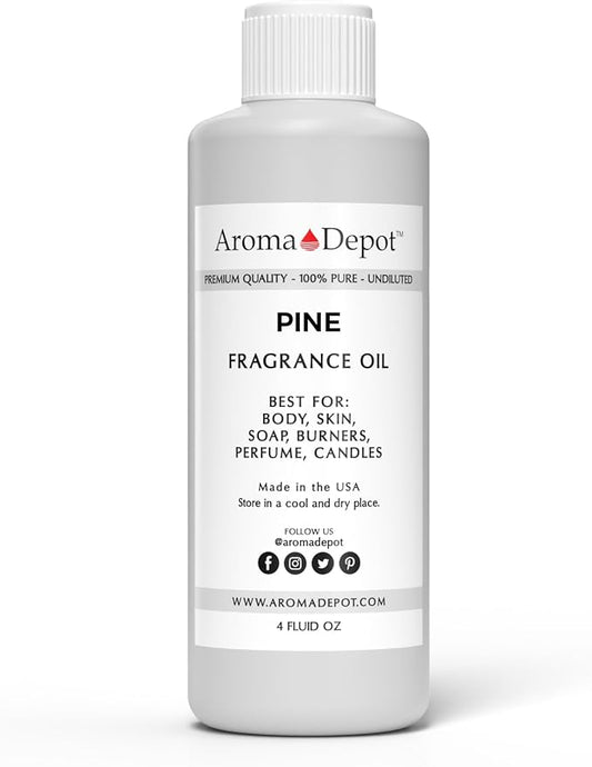 4oz Pine Perfume Oil for Making, Body Oil, Soap, Candle Making & Incense. Our Version is a Premium Quality Undiluted & Alcohol Free