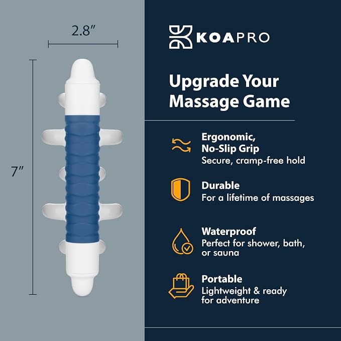 KOA KOAPRO Fascia Massage Tool Blaster for Cellulite, Deep Tissue Massager for Knots - All-in-One Full Body Massage, Facia Blaster, Neck and Back Massager, Deep Tissue Muscle Massagers