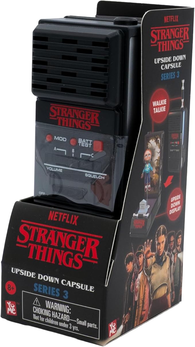 YuMe Stranger Things Upside Down Figure Series 3 - Single Pack Each Mystery Blind Box Holds a Collectible Figure Featuring Beloved Characters from Stranger Things