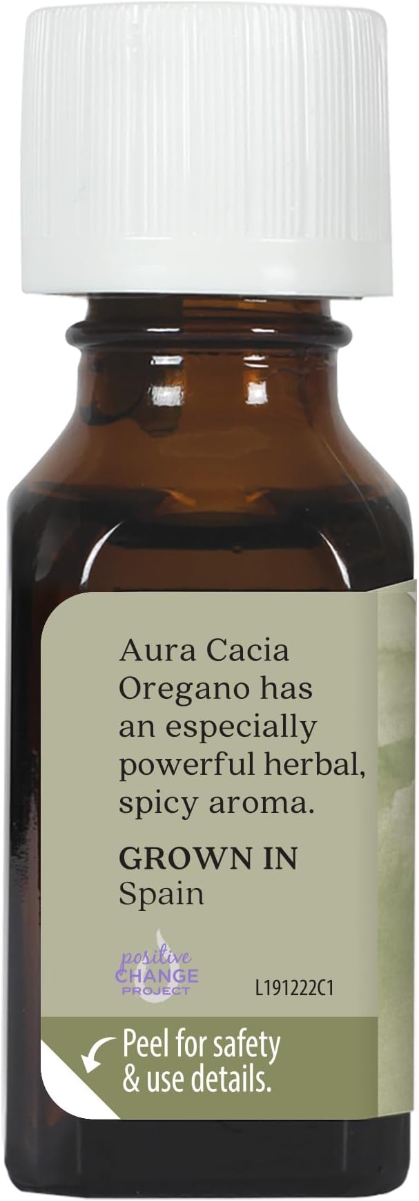 Aura Cacia 100% Pure Oregano Essential Oil, GC/MS Tested for Purity, 15 ml, Origanum vulgare, 0.5 Fl Oz (Pack of 2)