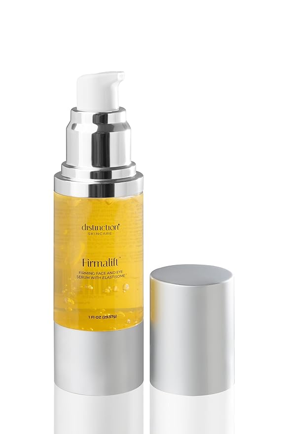Distinction Firmalift Face & Eye Serum with Collagen & Elastisome – Anti Aging Hydrating Serum – Helps Smooth Fine Lines, Firm & Refresh Skin – Lightweight Daily Formula – 1 Fl Oz (2 Pack)