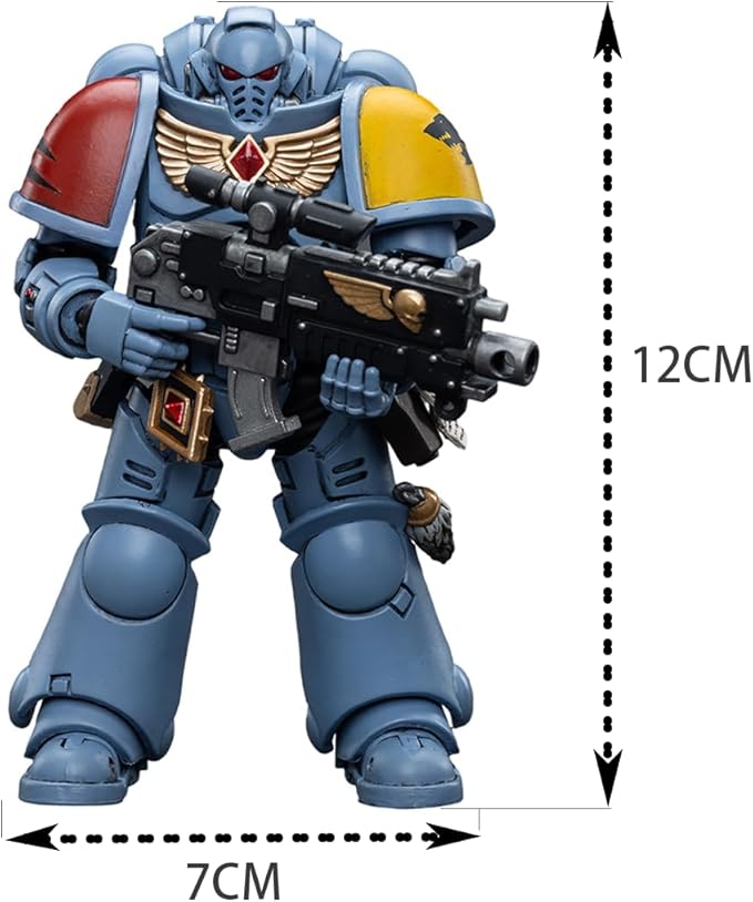 JOYTOY 1/18 Warhammer 40,000 Action Figure Space Wolves Intercessors, Warhammer 40K, Collection Model 4.2inch
