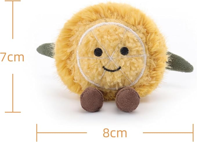 Apricot Lamb Innocent Lemon Stuffed Animals for Kids, Soft Cute Plush Toys for Baby Girl and Boy, 3 Inches
