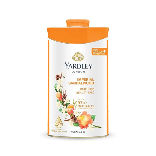 Yardley London Perfumed Talc Sandalwood 100g