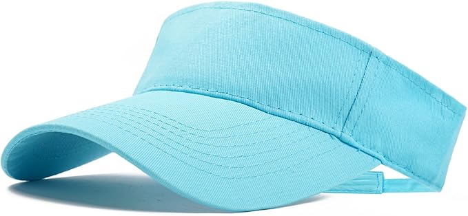 ANDICEQY Sports Sun Visor Hat, Sun Hat Visors for Women and Men for Outdoor | Adjustable Sun Visor Hats, Lightweight & Breathable, Cotton, Ideal for Running, Tennis, Golf, Outdoor Sports and Beach