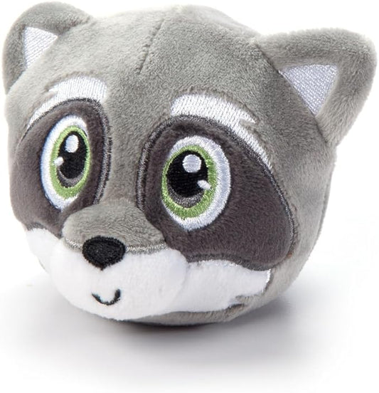 The Petting Zoo Raccoon Stuffed Animal Plushie, Gifts for Kids, Squishiez Wildlife Animal Squeeze Toy, Raccoon Plush Toy, 3 inches