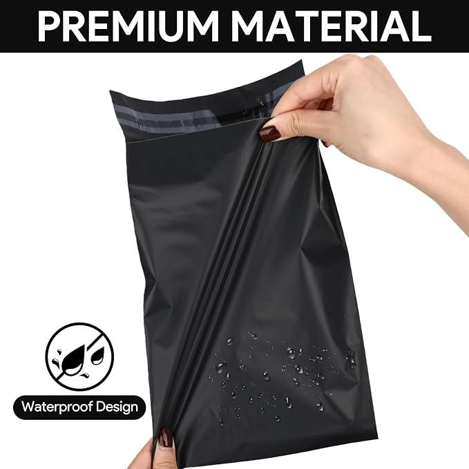 Sanitary Napkin Disposal Bags 100 Pcs 11.4'' x 6.7'' Tampon Disposal Feminine Pads Period Hygiene Disposable Bags for Feminine Products Odor Blocking (Black)