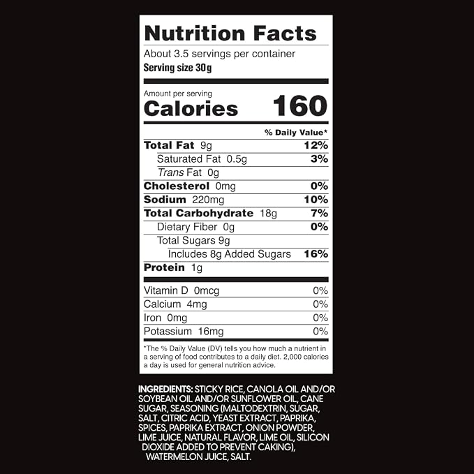 Wowza Fuego Lime Crunchy Rice Crisps | Spicy Gluten Free, Non-GMO, 8 Pack | Spicy lime flavor, Healthy chip alternative, Kid-friendly, 3.5 oz bags, No artificial flavors, Allergen-friendly, Bold heat