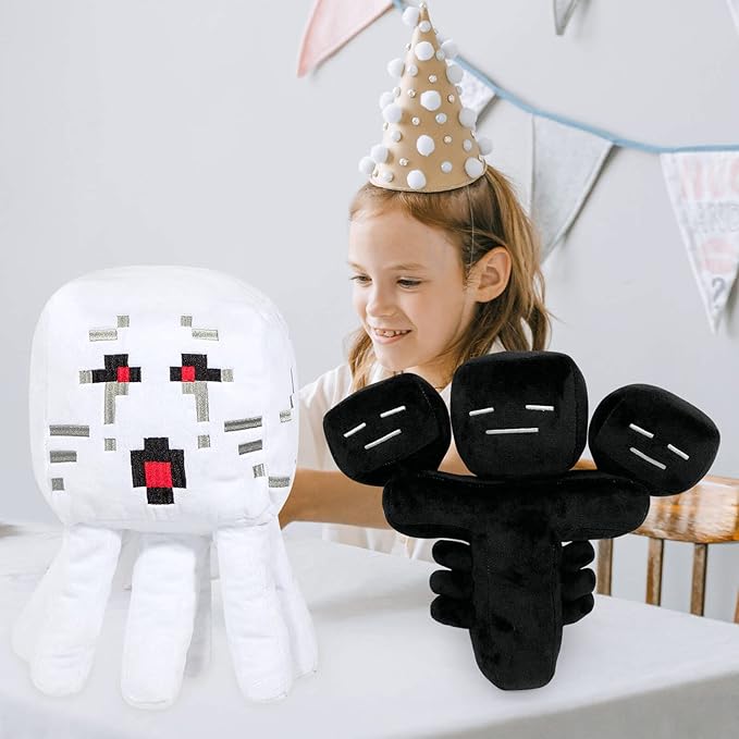 EOHX Wither Storm Plush Ghast Plush,Soft Cartoon Stuffed Animals Plushies Figure Doll for Kids Game Fan Halloween Birthday Gift
