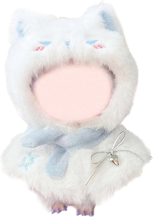 Clothes for 15/17cm Doll (No Doll), Fashion Outfit Set - Cape + Small Scarf, Cute Dress Up Accessories (Batty)