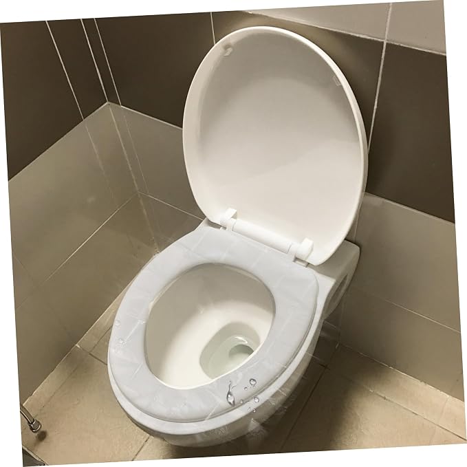 2bags Disposable Toilet Seat Covers Thickened Cushions for Travel Individually Wrapped Portable Toilet Pads for Cleanliness and