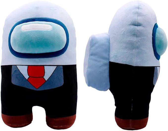 Among Us Mega 12″ Plush White (Tuxedo) – Officially Licensed Oversized Kids & Collector Plush Toy