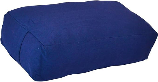 YogaAccessories Supportive Rectangular Cotton Yoga Bolster
