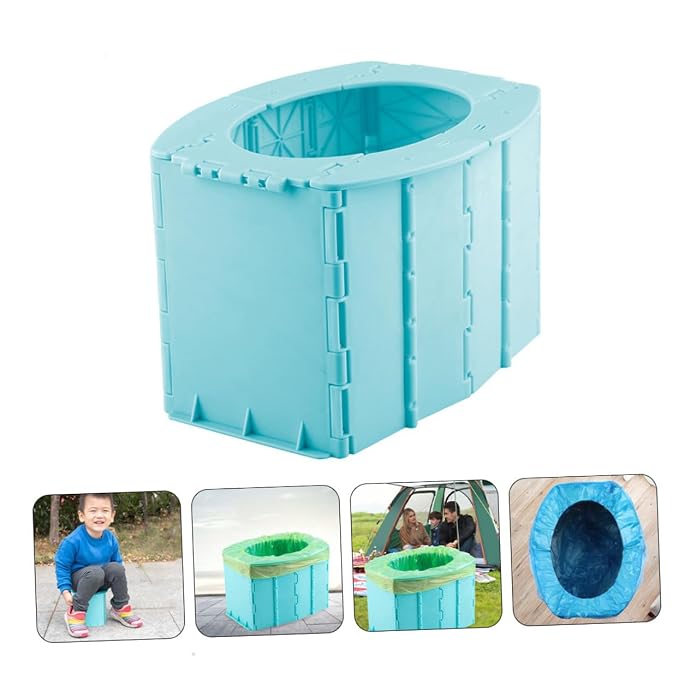 Portable Folding Potty Toilet Made of PP Material for Travel and Car Use Foldable Design Promotes Independent Toilet Training for Boys
