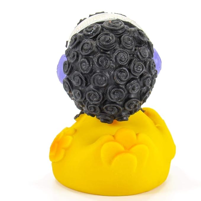 DJ Rubber Duck Bath Toy | All Natural, Organic, Eco Friendly, Squeaker | Lanco Brand | Imported from Barcelona, Spain