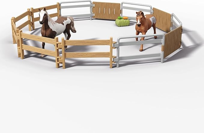 Schleich Horse Club - 119 PC Lakeside Truck and Trailer Playset With 2 Horse Figurines, 2 Poseable Rider Figures and Accessories - Interactive Play for Girls and Boys - Toys for Kids Ages 5+ | 42705