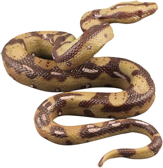 STOBOK Realistic Snake Toy Rubber Snake Figure for Halloween Prank Props