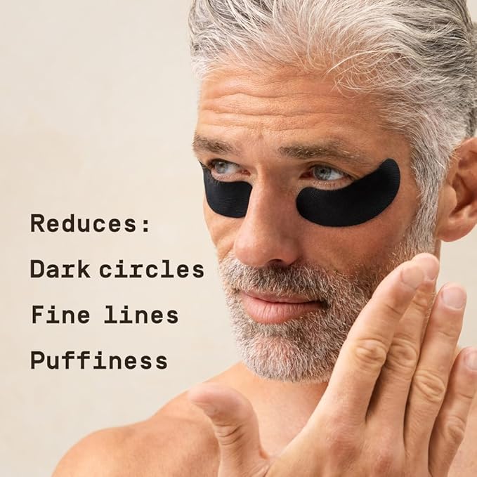 Papatui by Dwayne Johnson Fast-Acting Under Eye Patches for Men | Ageless Action to Reduce Puffiness, Dark Circles and Fine Lines | Made with Niacinamide, Hyaluronic Acid, Caffeine | 6ct (Pack of 2)