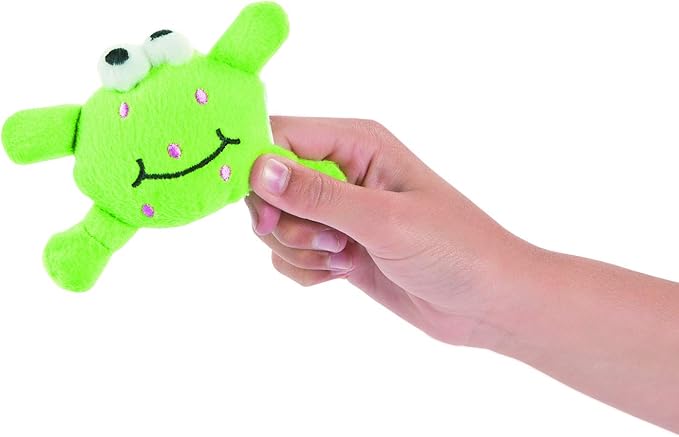 Fun Express Monsters Plush (1 Dozen) Party Favors, Halloween and Toy Crane Fillers