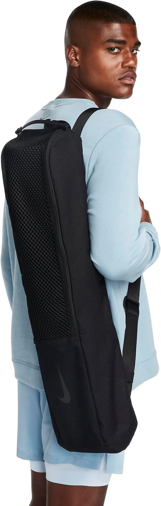 Nike Black/Black/Dark Smoke Grey DN3700-010 Adult Unisex Yoga Mat Bag (21L) (Black/Black/Dark Smoke Grey)