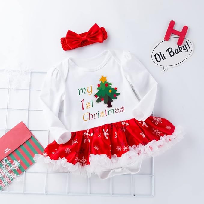 EURORA Reborn Baby Dolls Clothes Christmas, Baby Doll Clothes and Accessories 1 Set Beautiful Clothes for Girls and Boys Reborn Baby Doll Clothing Accessories Christmas Style Clothes for 16-18 Inch