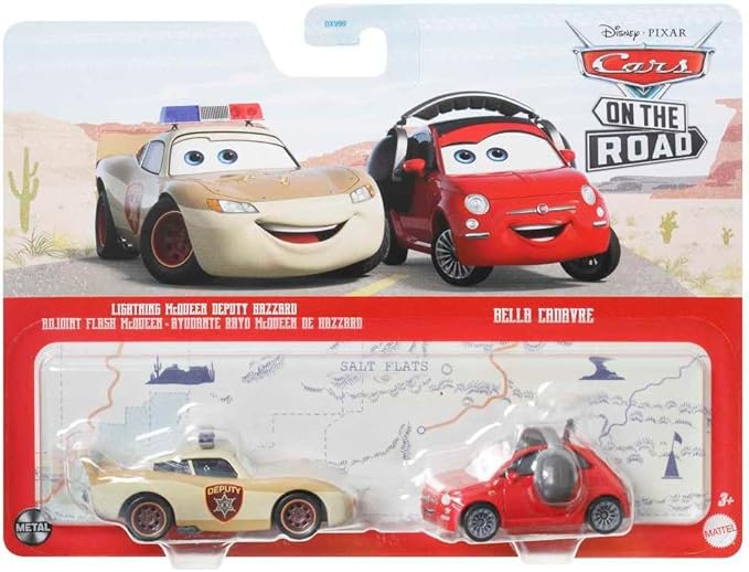 Disney Pixar Cars Lightning McQueen Deputy Hazzard and Bella Cadavre