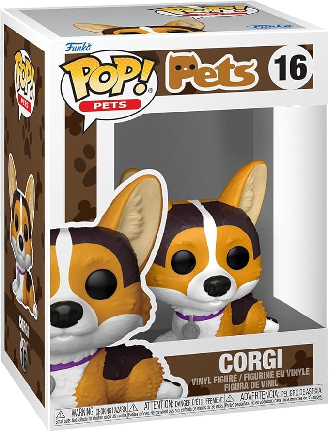 Funko Pop! Pets: Corgi - Collectable Vinyl Figure - Gift Idea - Official Merchandise - Toys for Kids & Adults - Owned IP Fans - Model Figure for Collectors and Display