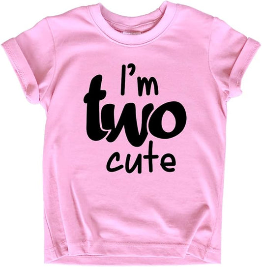 2nd Birthday Outfits for Toddler Girls im Two Cute Shirt Girl 2 Years Old Second Birthday