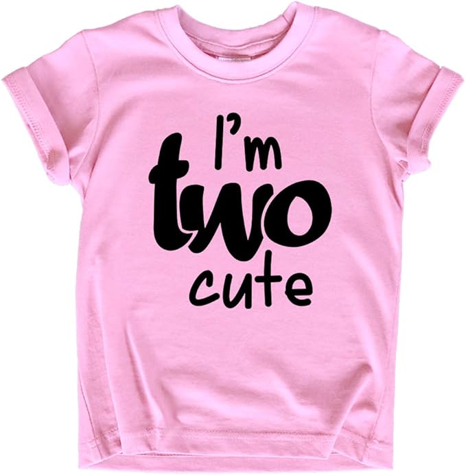 2nd Birthday Outfits for Toddler Girls im Two Cute Shirt Girl 2 Years Old Second Birthday