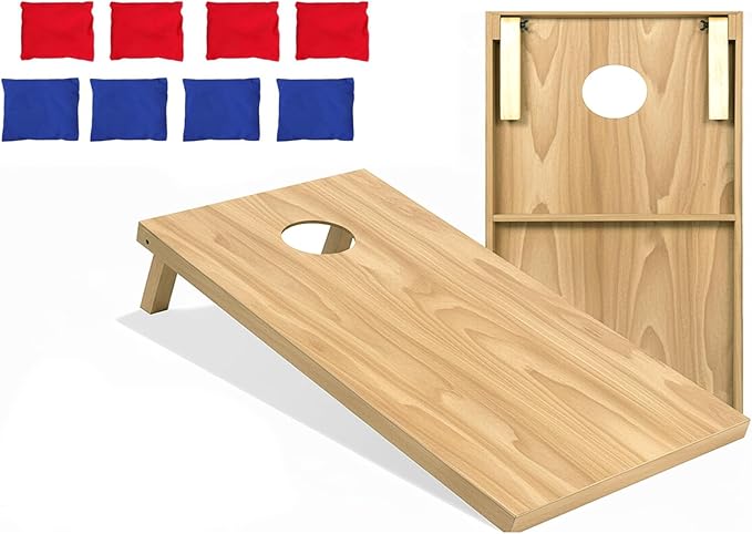 Cornhole Board Set&Toy Corn Hole Game Set for Adults/Kids