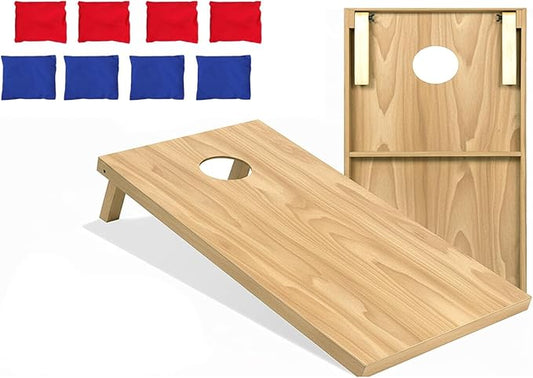 Cornhole Board Set&Toy Corn Hole Game Set for Adults/Kids