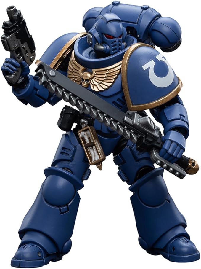 JOYTOY 1/18 Warhammer 40,000 Action Figure Ultramarines Intercessor Collection Model