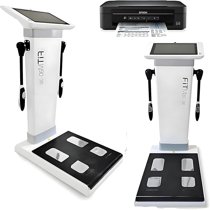 10.1 inch HD Touch Bioimpedance Analysis Machine, Smart Body Composition Health Assessment Body Scanner, Height Body Fat Analyzer, Support Multiple Users