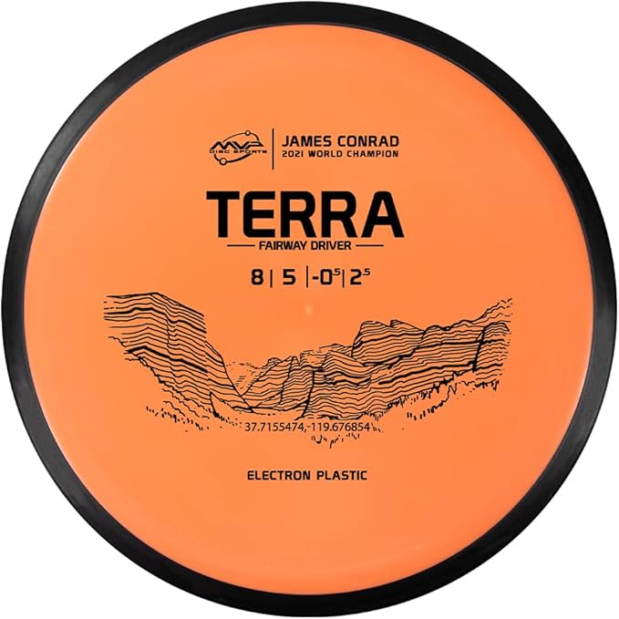 MVP Disc Sports Electron Terra James Conrad Edition Disc Golf Fairway Driver (Colors May Vary)