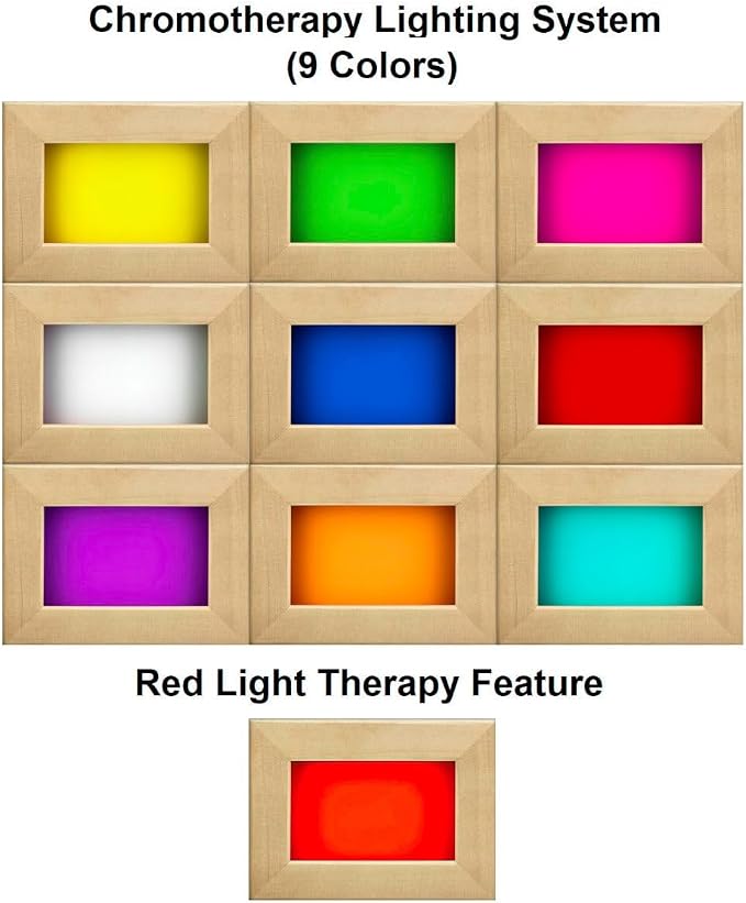 EZLIFE 1-Person Low EMF Infrared Solo Sauna with Red Light Up to 149°F Bluetooth Speakers, Interior Dimensions– 29.45”L × 31.81”W × 63.35”H