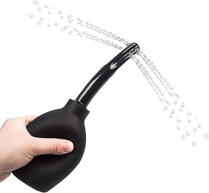 310ml Silicone Douche Bottle for Women, Reusable Handheld Shower Head Eco-Friendly Flexible Butt Cleaner for Women Men, Vaginal Douche
