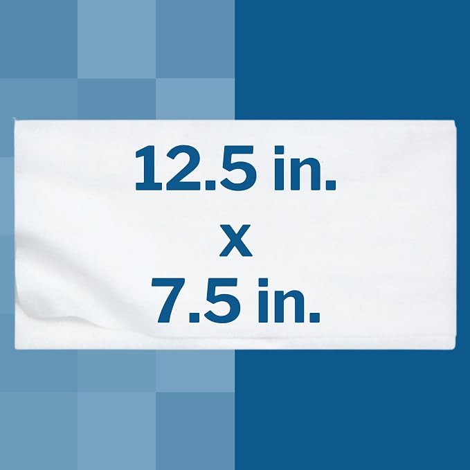 McKesson Washcloth Wipes for Adults, Scented (12 Pack, 576 Washcloths) Disposable Wash Cloths for Body - No-Rinse Formula with Snap Lid - Good for Incontinence and Elderly - 48 Wipes Per Pack