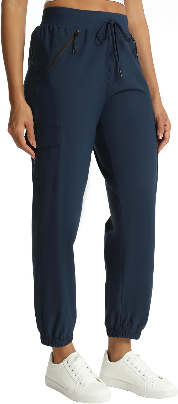 Women's Joggers Cargo Pants Lightweight Quick Dry Hiking Running Pants for Athletic Casual & Outdoor
