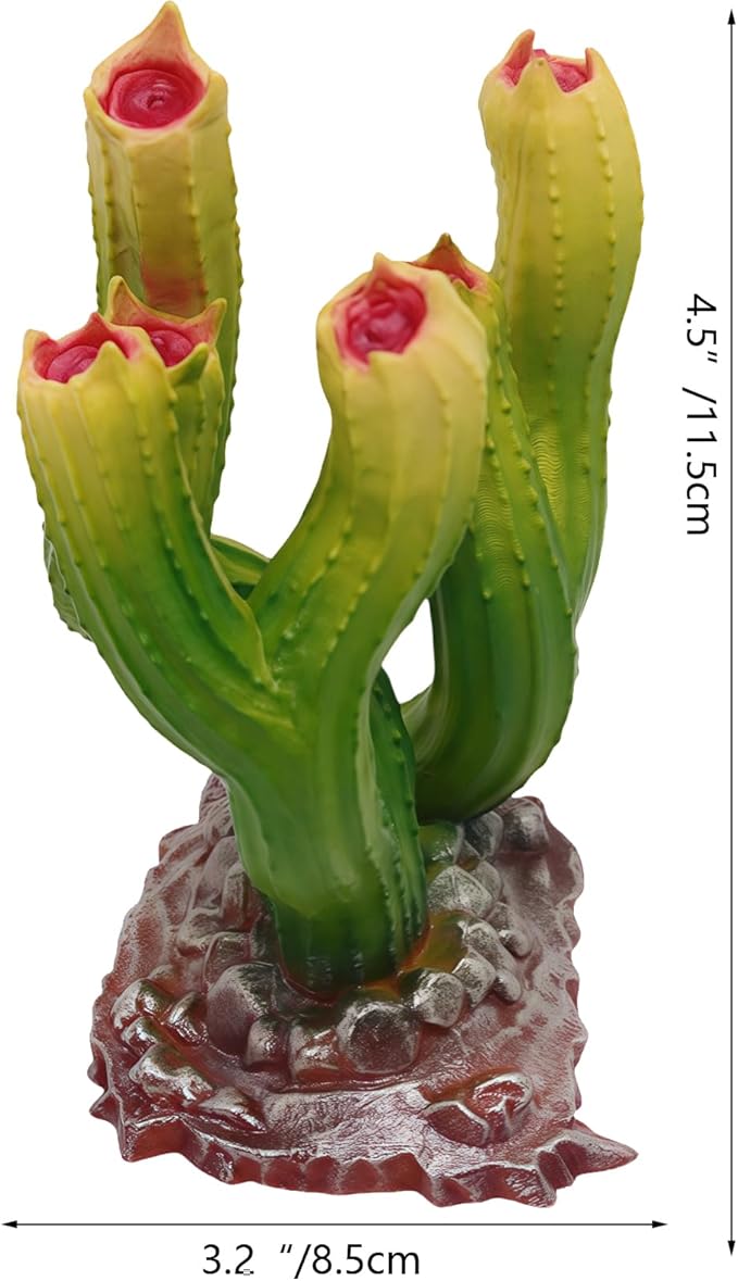 Gemini&Genius Carnivorous Cactus Figure Plant Action Figure Toys for Kids, Carnivorous Plant Toy, Educational Cognition Plant and Indoor Decoration Plant Toy