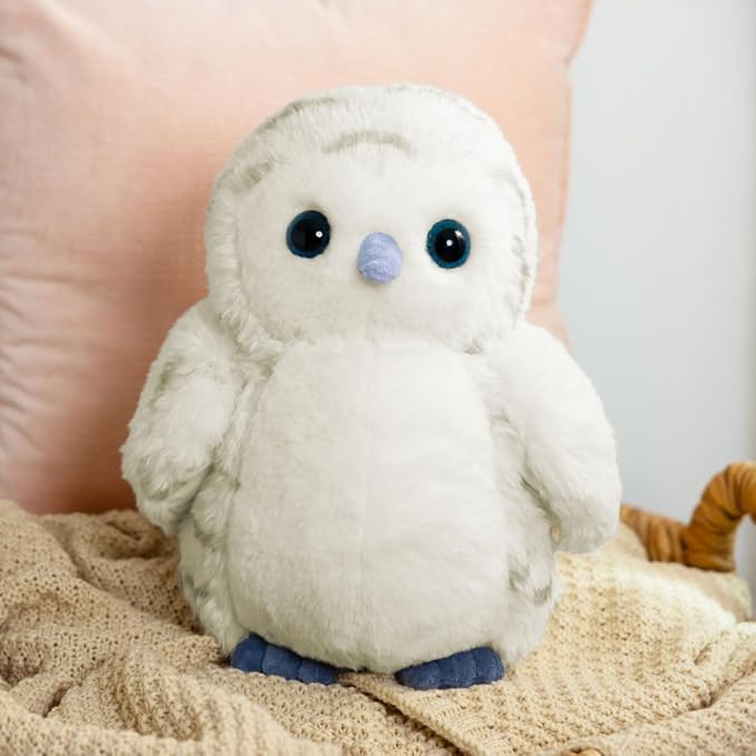 Vermont Teddy Bear Owl Stuffed Animal - Snowy Owl Plush, 18" Stuffed Owlet Plushie for Kids, Home Décor