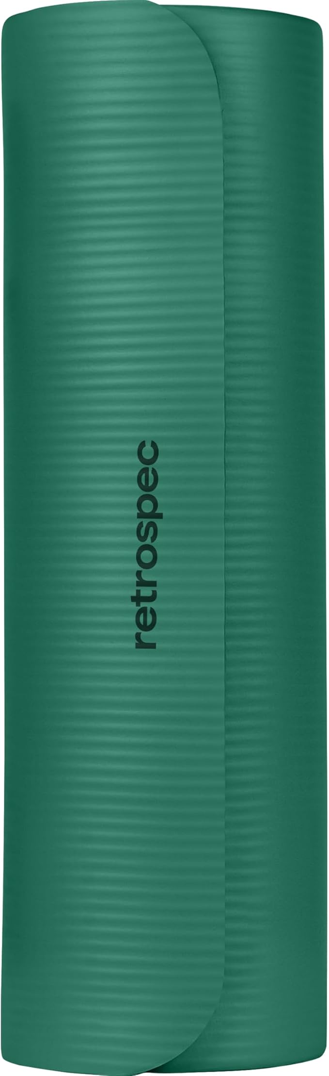 Retrospec Solana Yoga Mat Thick 1/2in Non-Slip Workout Mat with Nylon Strap - 72x24in Exercise Mat for Pilates, Stretching & Fitness - BPA Free, Easy Clean